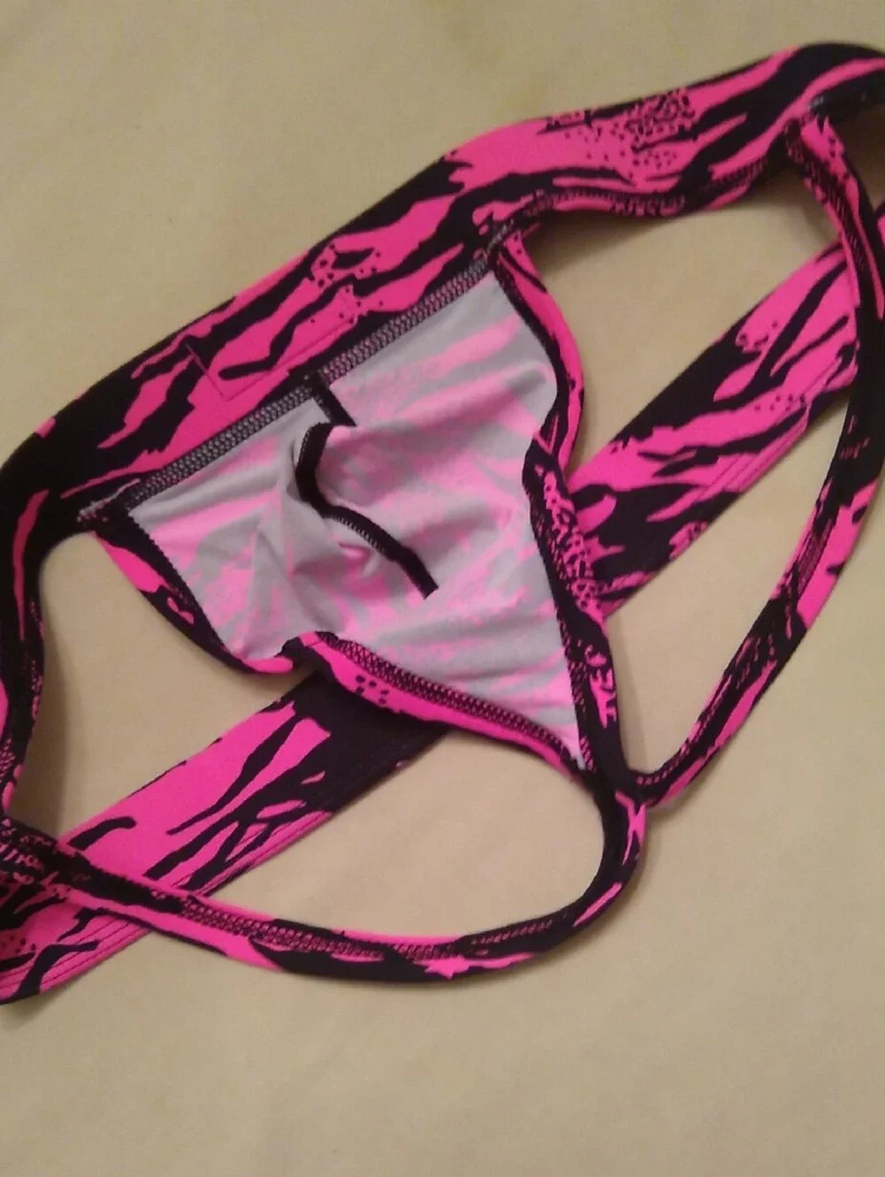 Vaux Pink & Black Jockstrap